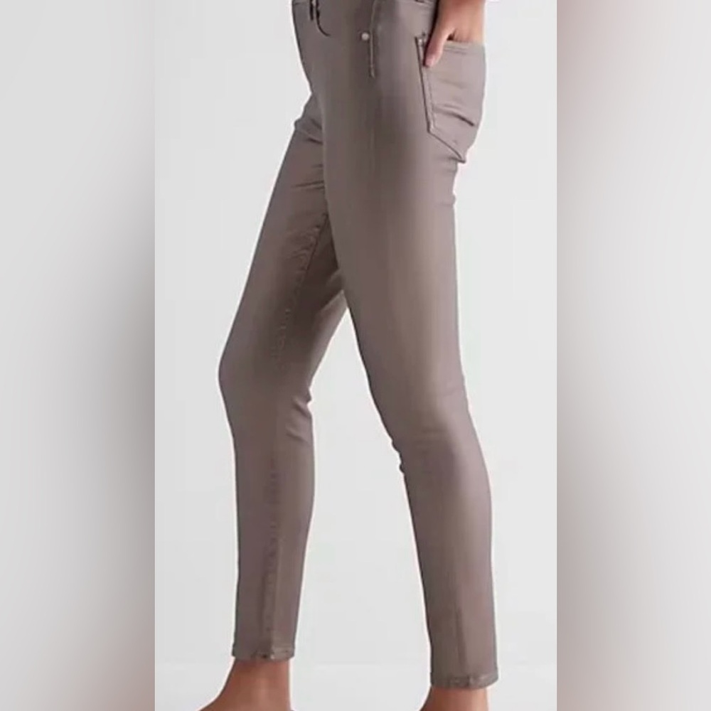 Rose Gold Metalic pants by Express NWT - Picture 2 of 9